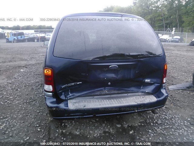 2FMZA52483BB17132 - 2003 FORD WINDSTAR SE BLUE photo 6