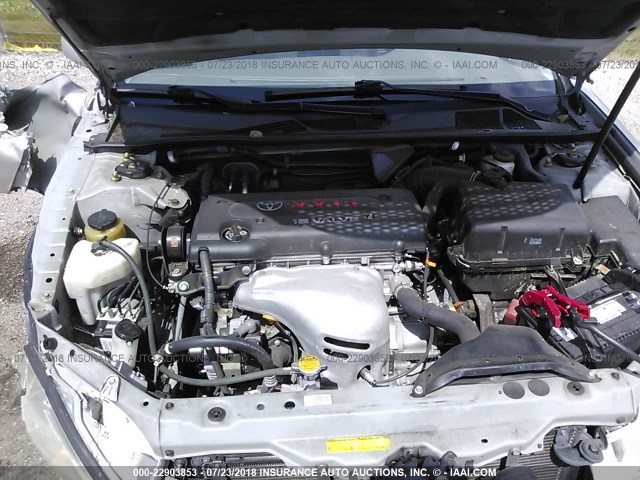 4T1BE30K14U910201 - 2004 TOYOTA CAMRY LE/XLE/SE 银色 照片 10