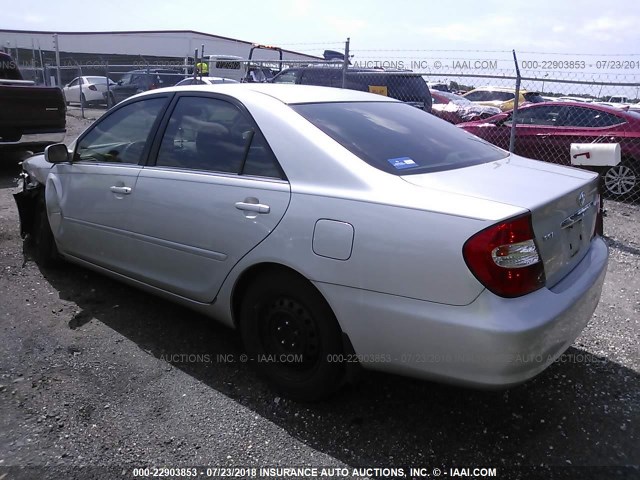4T1BE30K14U910201 - 2004 TOYOTA CAMRY LE/XLE/SE 银色 照片 3