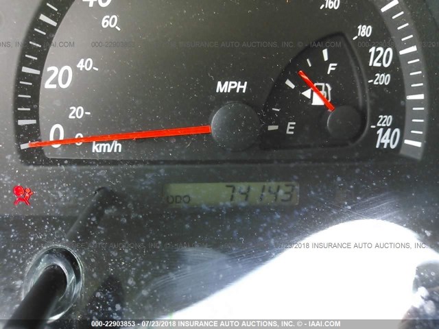 4T1BE30K14U910201 - 2004 TOYOTA CAMRY LE/XLE/SE 银色 照片 7