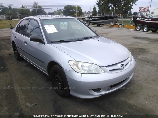 1HGES16375L020485 - 2005 HONDA CIVIC DX VP Gümüş foto 1