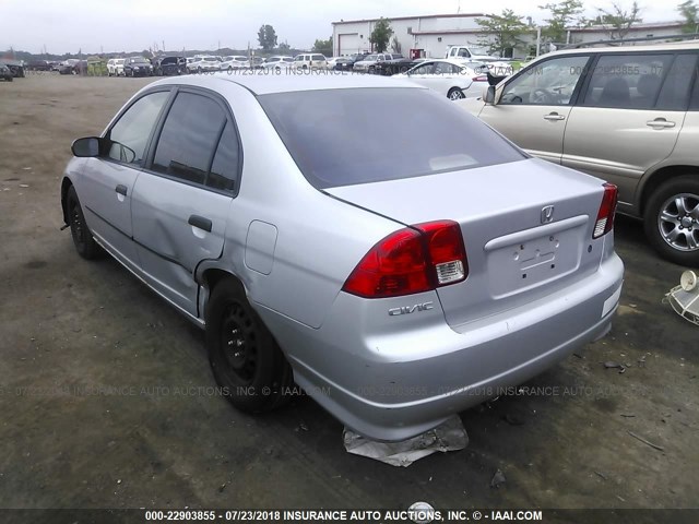 1HGES16375L020485 - 2005 HONDA CIVIC DX VP Gümüş foto 3