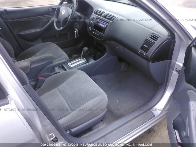 1HGES16375L020485 - 2005 HONDA CIVIC DX VP Gümüş foto 5