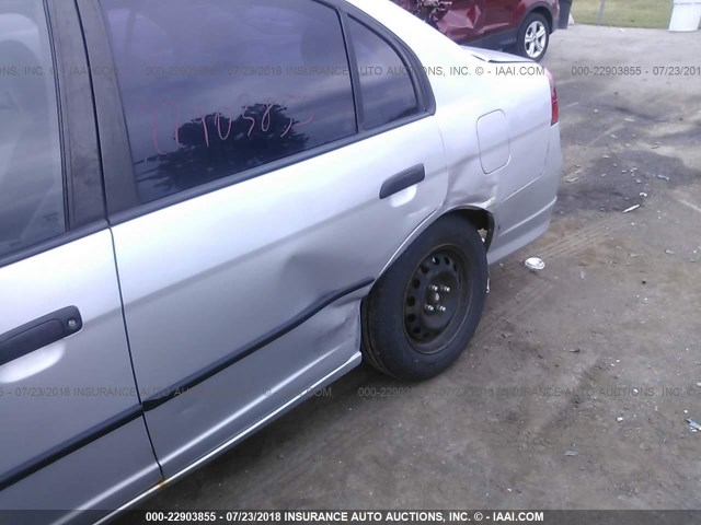 1HGES16375L020485 - 2005 HONDA CIVIC DX VP Gümüş foto 6