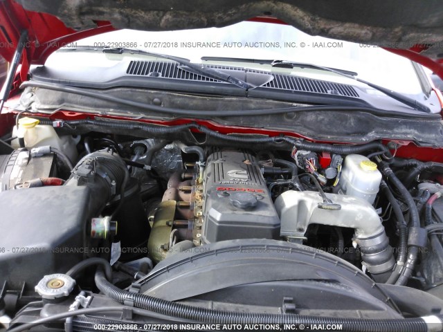 1D7KS28C46J234289 - 2006 DODGE RAM 2500 ST/SLT 红色 照片 10