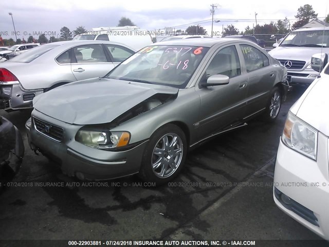 YV1RS592262515317 - 2006 VOLVO S60 2.5T GREEN photo 2