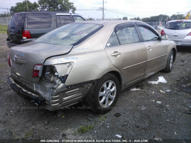 4T4BE46K29R117967 - 2009 TOYOTA CAMRY SE/LE/XLE თაფლისფერი ფოტო 4