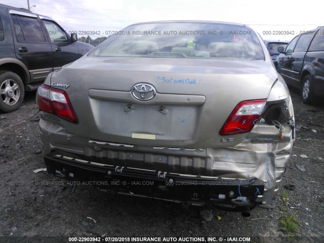 4T4BE46K29R117967 - 2009 TOYOTA CAMRY SE/LE/XLE თაფლისფერი ფოტო 6