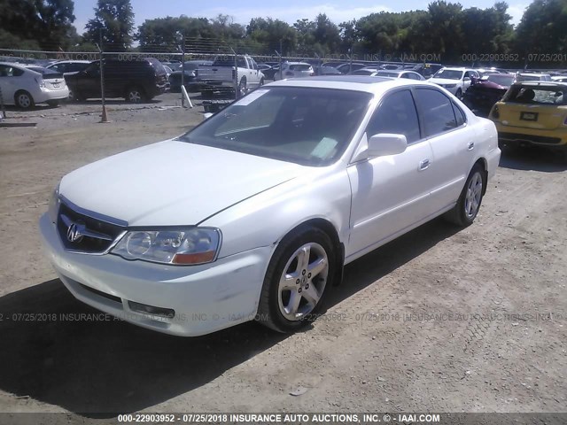 19UUA56852A034037 - 2002 ACURA 3.2TL TYPE-S WHITE photo 2