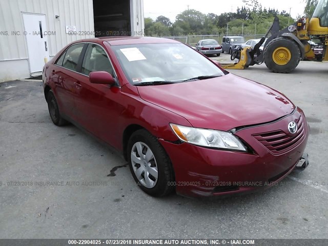 4T1BE46K47U059366 - 2007 TOYOTA CAMRY NEW GENERAT CE/LE/XLE/SE RED photo 1