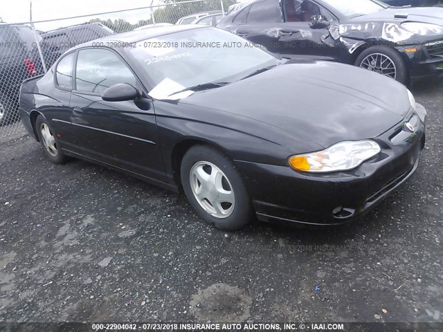 2G1WX12K449398876 - 2004 CHEVROLET MONTE CARLO SS შავი ფოტო 1