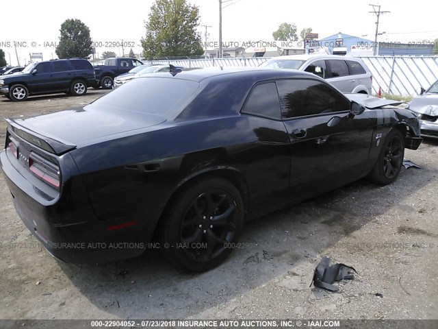 2C3CDZBT3FH885087 - 2015 DODGE CHALLENGER SXT PLUS BLACK photo 4