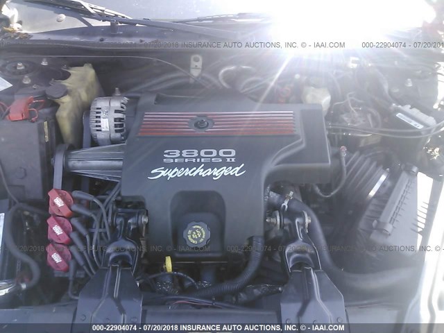 1G2WR5213YF297703 - 2000 PONTIAC GRAND PRIX GTP BLACK photo 10