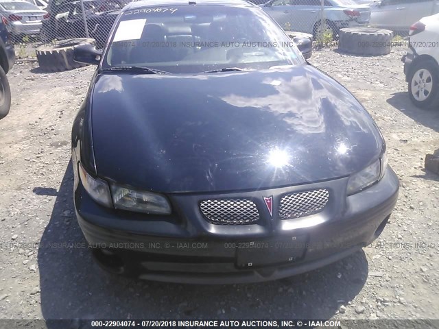 1G2WR5213YF297703 - 2000 PONTIAC GRAND PRIX GTP BLACK photo 6