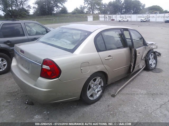 1G1ZT58N48F116668 - 2008 CHEVROLET MALIBU LT/CLASSIC GOLD photo 4