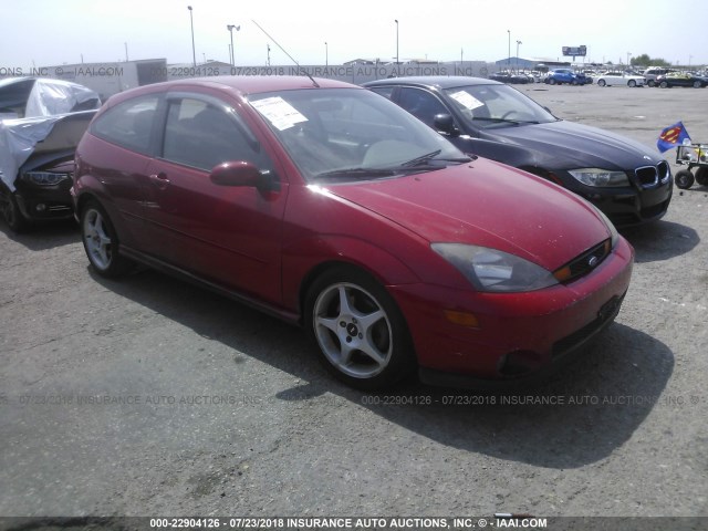 3FAHP39593R163335 - 2003 FORD FOCUS SVT RED photo 1