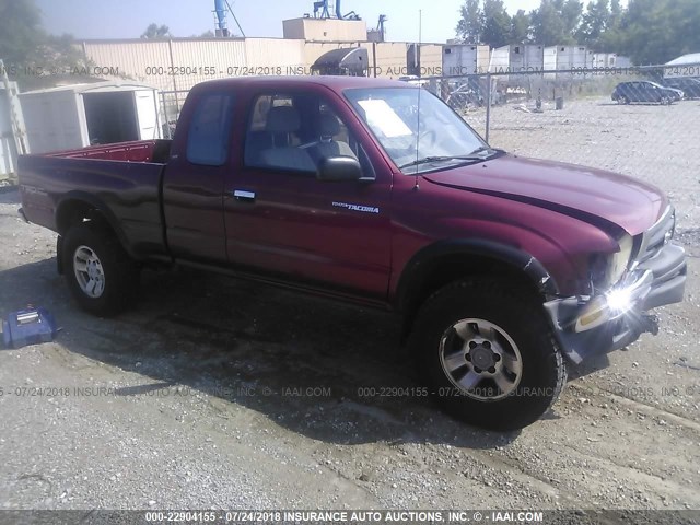 4TASM92N7WZ120615 - 1998 TOYOTA TACOMA XTRACAB PRERUNNER ბურგუნდია ფოტო 1