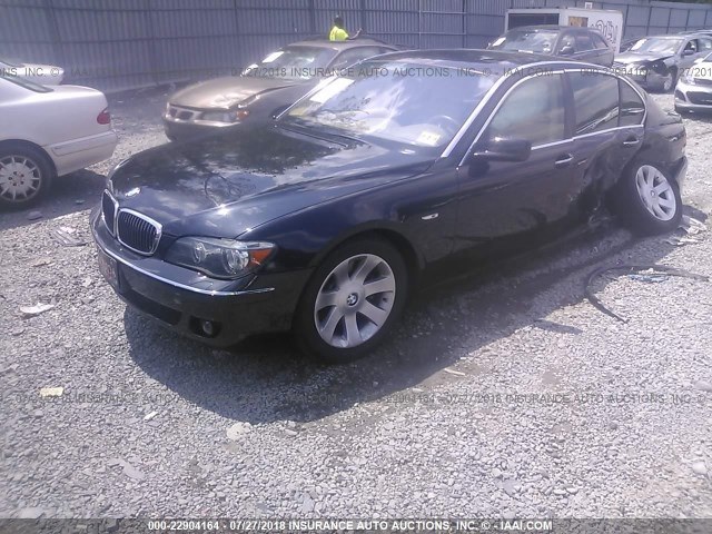 WBAHN83587DT71577 - 2007 BMW 750 BLACK photo 2