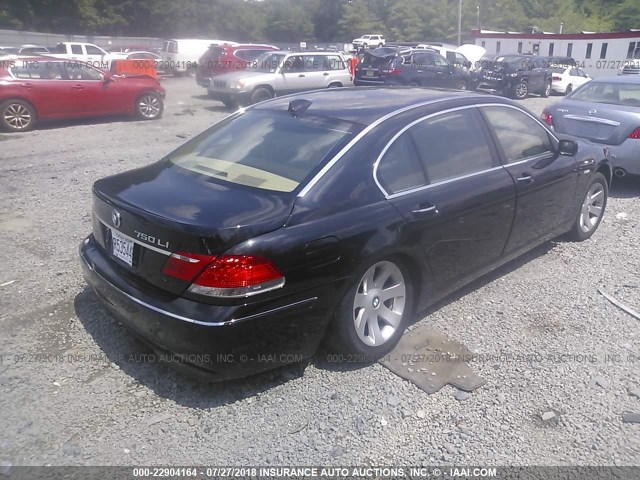 WBAHN83587DT71577 - 2007 BMW 750 BLACK photo 4