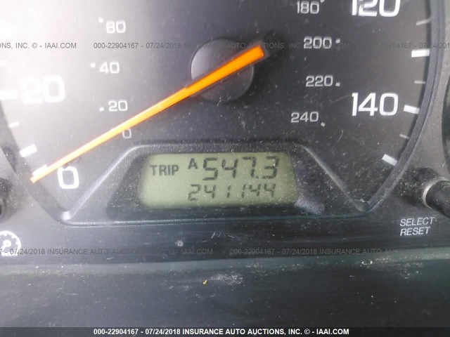 1HGCG5655YA116570 - 2000 HONDA ACCORD EX GOLD photo 7