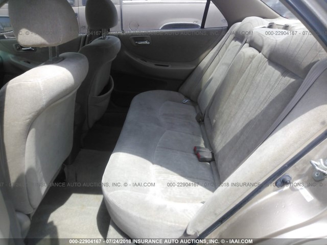 1HGCG5655YA116570 - 2000 HONDA ACCORD EX GOLD photo 8