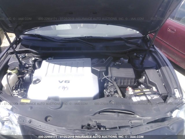 4T1BK46K47U556975 - 2007 TOYOTA CAMRY NEW GENERAT LE/XLE/SE GRAY photo 10