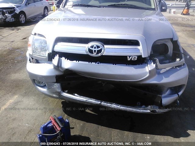 5TDZT38AX7S290509 - 2007 TOYOTA SEQUOIA LIMITED SILVER photo 6