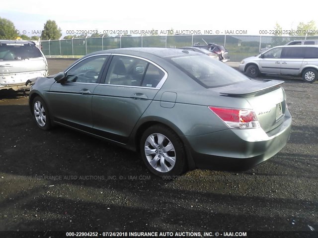 1HGCP26889A071344 - 2009 HONDA ACCORD EXL GREEN photo 3