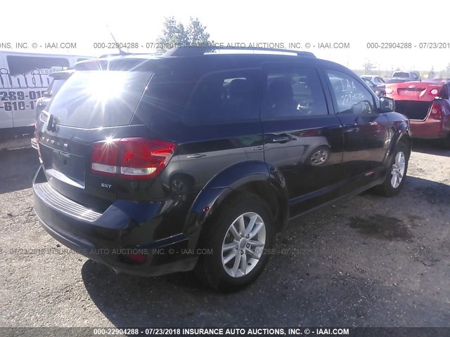 3C4PDDBG3GT242105 - 2016 DODGE JOURNEY SXT 黑色 照片 4