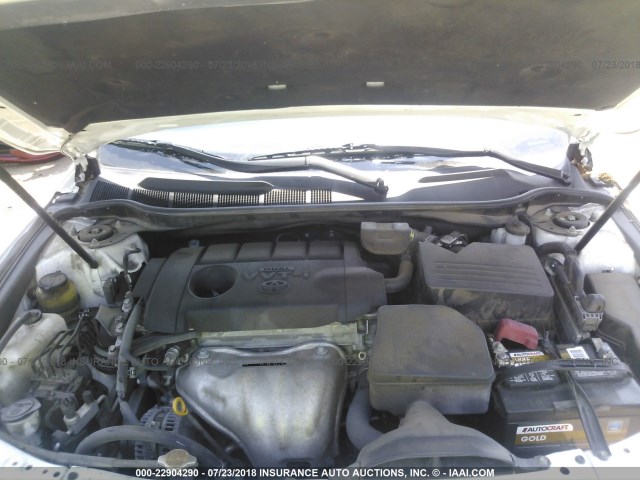 4T1BF3EK1BU773103 - 2011 TOYOTA CAMRY SE/LE/XLE თეთრი ფოტო 10