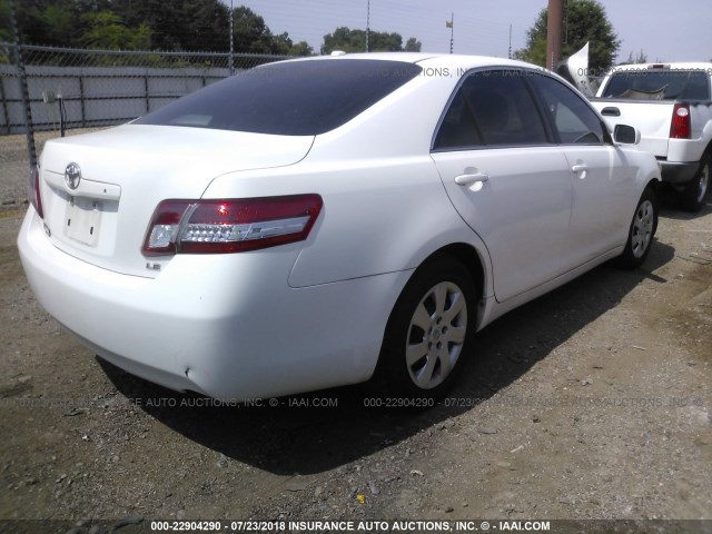 4T1BF3EK1BU773103 - 2011 TOYOTA CAMRY SE/LE/XLE თეთრი ფოტო 4