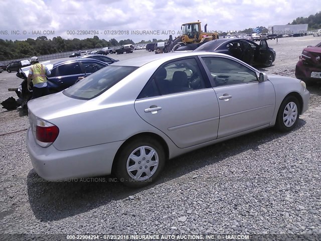 4T1BE32K65U400540 - 2005 TOYOTA CAMRY LE/XLE/SE 银色 照片 4