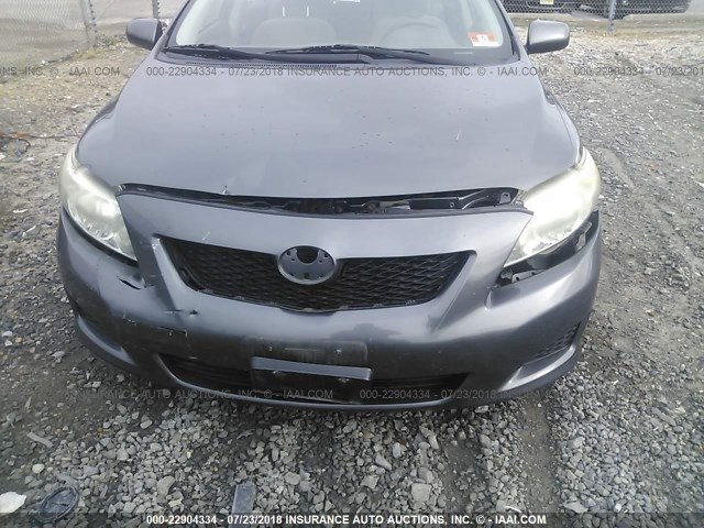 JTDBL40E399037815 - 2009 TOYOTA COROLLA LE/XLE GRAY photo 6