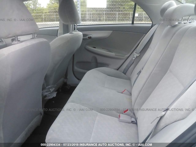 JTDBL40E399037815 - 2009 TOYOTA COROLLA LE/XLE GRAY photo 8