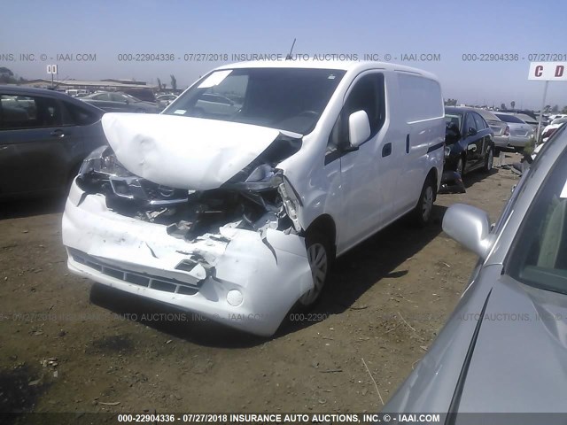 3N6CM0KNXHK704489 - 2017 NISSAN NV200 2.5S/2.5SV WHITE photo 2