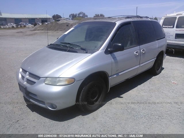 2B4GP45R1YR728188 - 2000 DODGE CARAVAN SE/SPORT SILVER photo 2