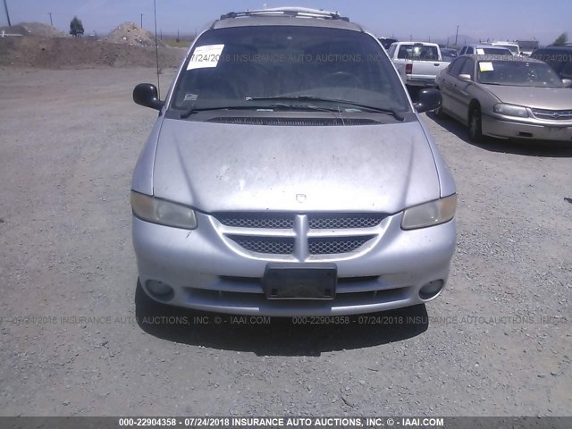 2B4GP45R1YR728188 - 2000 DODGE CARAVAN SE/SPORT SILVER photo 6