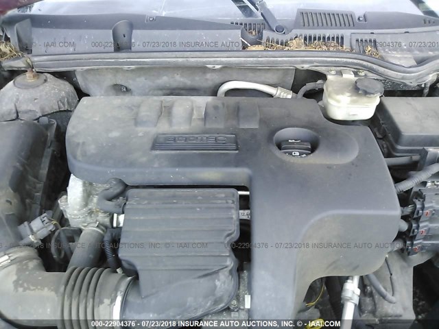 1G8AL55F87Z159015 - 2007 SATURN ION LEVEL 3 MAROON photo 10