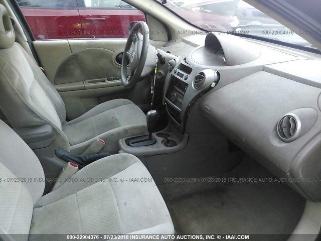 1G8AL55F87Z159015 - 2007 SATURN ION LEVEL 3 MAROON photo 5