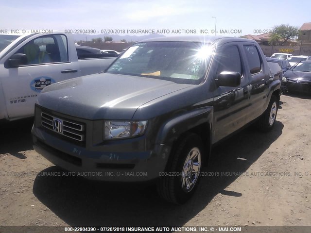 2HJYK16278H509520 - 2008 HONDA RIDGELINE RT GRAY photo 2