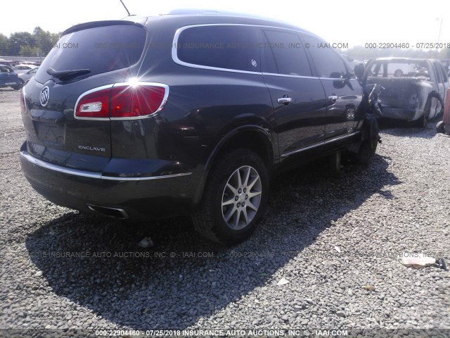 5GAKRBKD9EJ260359 - 2014 BUICK ENCLAVE GRAY photo 4