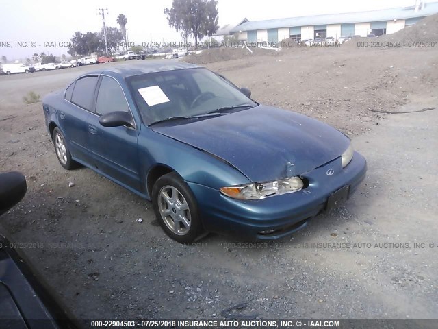 1G3NF52E12C304420 - 2002 OLDSMOBILE ALERO GLS 绿色 照片 1