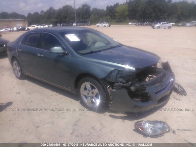 1G1ZH57B29F104352 - 2009 CHEVROLET MALIBU 1LT 绿色 照片 1