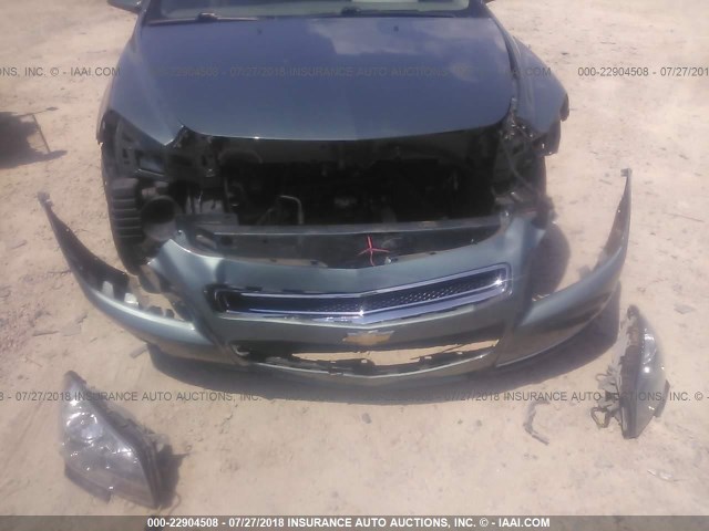 1G1ZH57B29F104352 - 2009 CHEVROLET MALIBU 1LT 绿色 照片 6