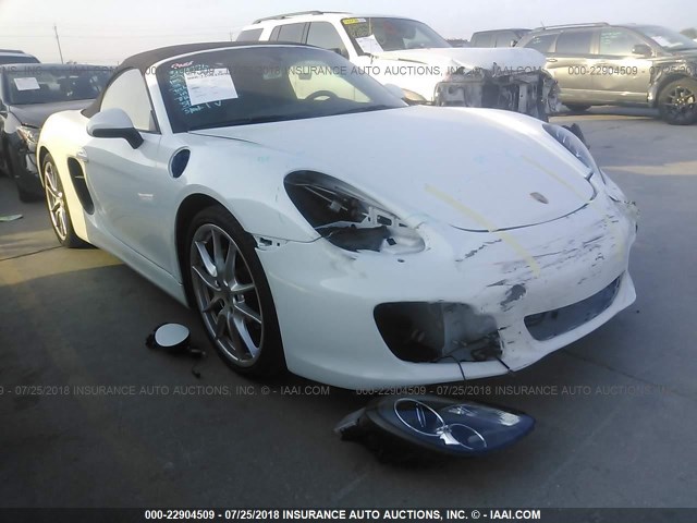 WP0CA2A85DK112412 - 2013 PORSCHE BOXSTER WHITE photo 1