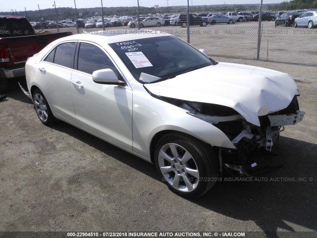 1G6AA5RX6E0167424 - 2014 CADILLAC ATS WHITE photo 1