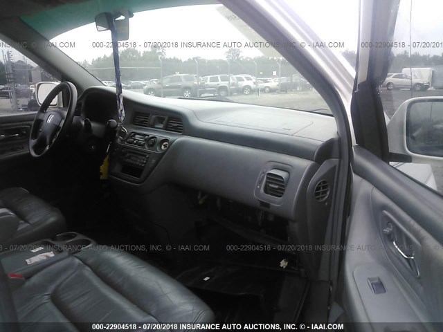 5FNRL18964B076143 - 2004 HONDA ODYSSEY EXL WHITE photo 5