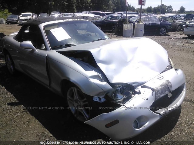 JM1NB353550410689 - 2005 MAZDA MX-5 MIATA LS SILVER photo 1