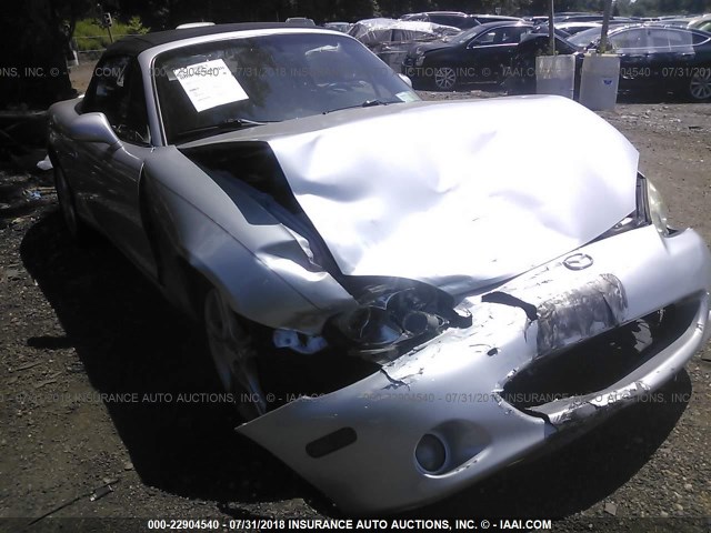 JM1NB353550410689 - 2005 MAZDA MX-5 MIATA LS SILVER photo 6