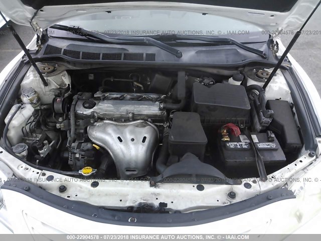 JTNBE46K093150255 - 2009 TOYOTA CAMRY SE/LE/XLE WHITE photo 10